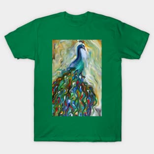 peacock, animal, wildlife, bird, nature T-Shirt